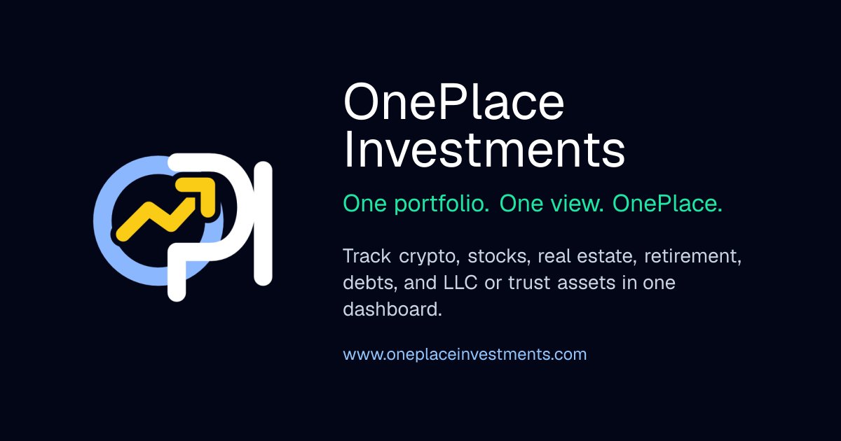 I built a net worth tracker that handles LLC and trust assets — free, no card logo